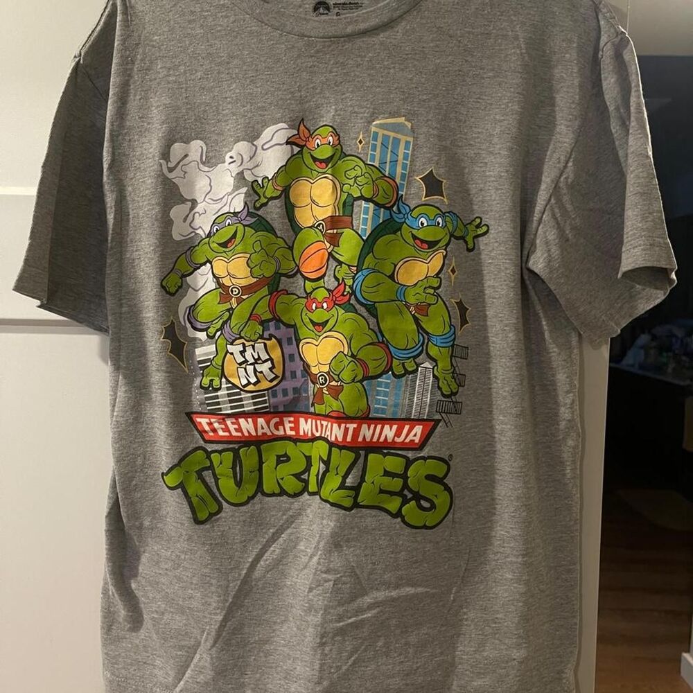 Teenage-mutant-ninja-turtles Men's Grey T-shirt